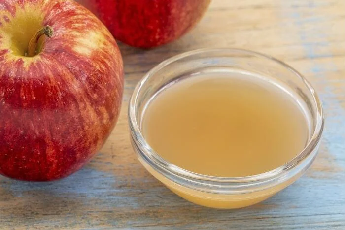 The mother in apple cider vinegar